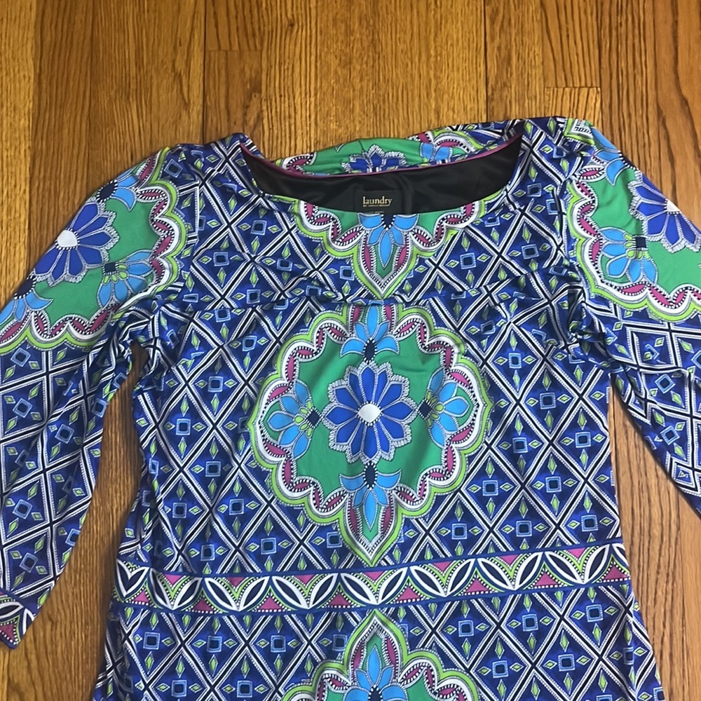 Laundry by Shelli Segal Woman’s Printed Dress Size L - Picture 2 of 5